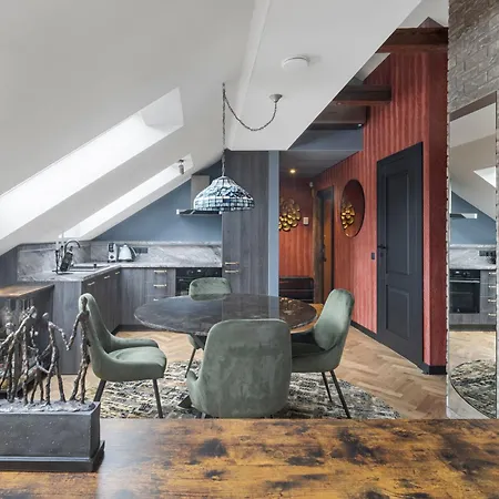 Cozy Penthouse Lejlighed Vilnius Eksteriør billede